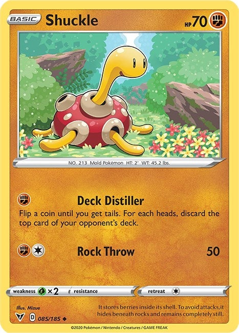 Image for Shuckle (085/185) [SWSH04: Vivid Voltage] - Pokemon