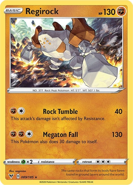 Image for Regirock (089/185) [SWSH04: Vivid Voltage] - Pokemon