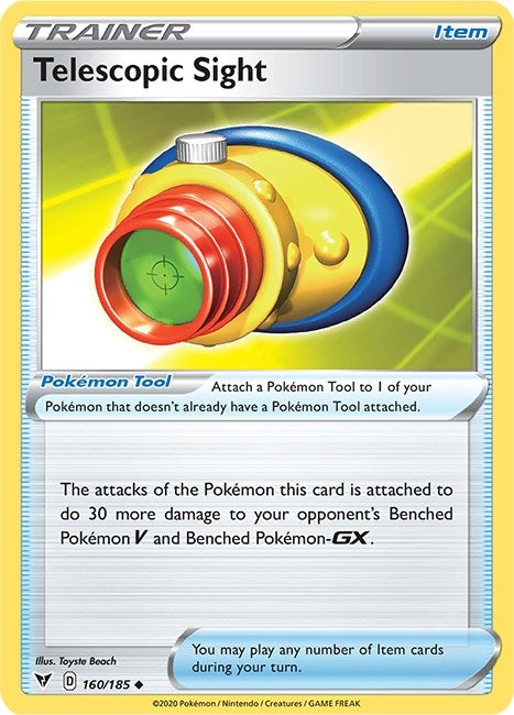 Image for Telescopic Sight (160/185) [SWSH04: Vivid Voltage] - Pokemon