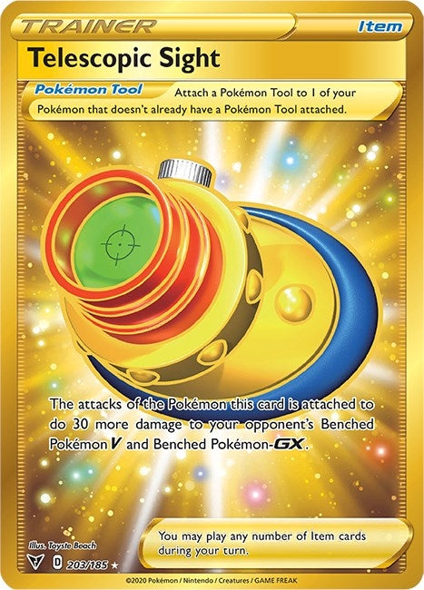 Image for Telescopic Sight (Secret) (203/185) [SWSH04: Vivid Voltage] - Pokemon