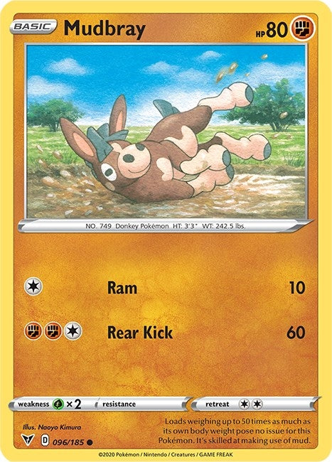 Image for Mudbray (096/185) [SWSH04: Vivid Voltage] - Pokemon