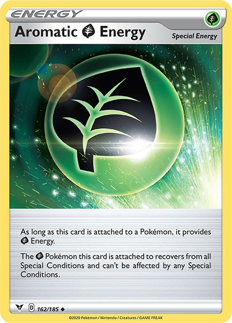 Image for Aromatic Grass Energy (162/185) [SWSH04: Vivid Voltage] - Pokemon