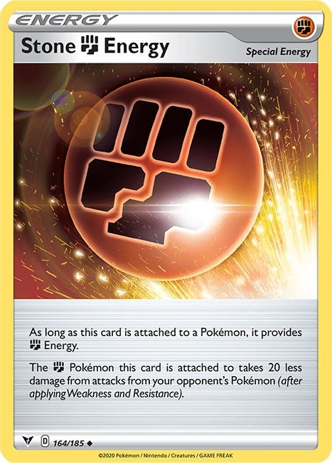 Image for Stone Fighting Energy (164/185) [SWSH04: Vivid Voltage] - Pokemon