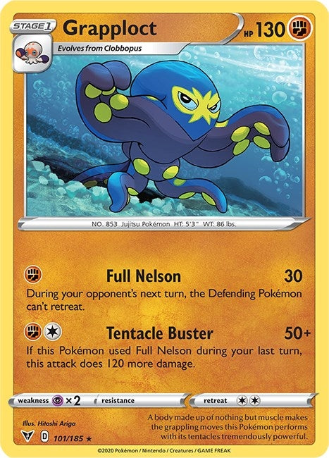 Image for Grapploct (101/185) [SWSH04: Vivid Voltage] - Pokemon