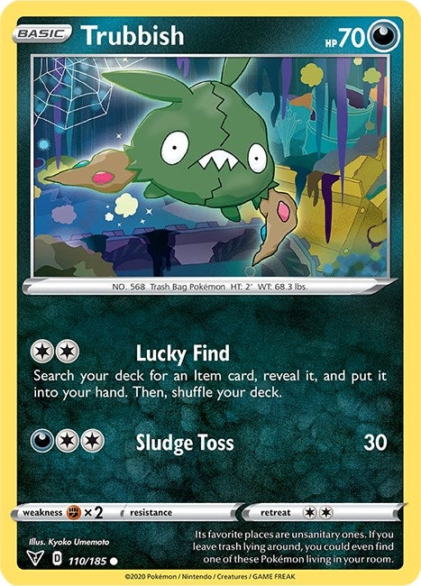 Trubbish (110/185) [SWSH04: Vivid Voltage]