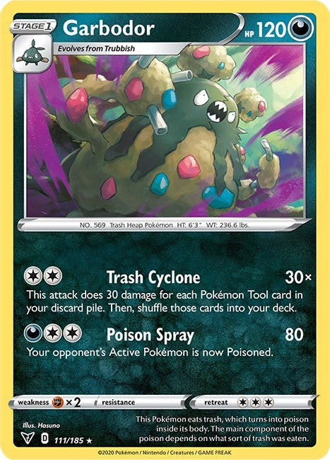 Image for Garbodor (111/185) [SWSH04: Vivid Voltage] - Pokemon