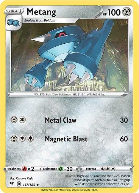 Image for Metang (117/185) [SWSH04: Vivid Voltage] - Pokemon