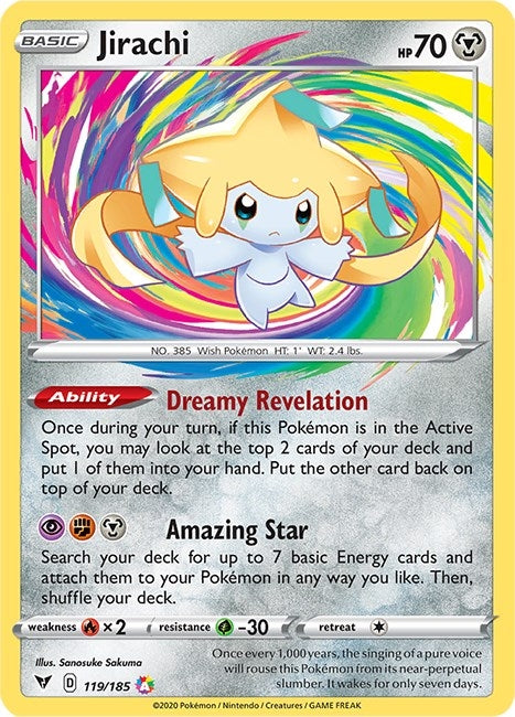 Jirachi (119/185) [SWSH04: Vivid Voltage]