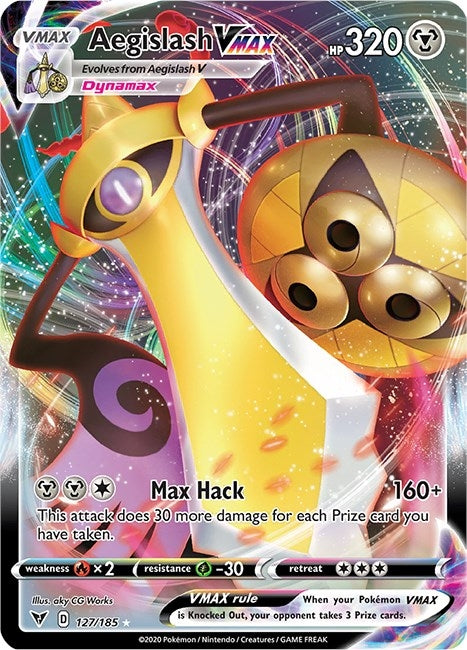 Image for Aegislash VMAX (127/185) [SWSH04: Vivid Voltage] - Pokemon
