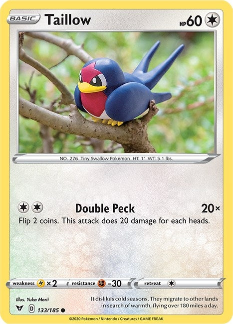 Image for Taillow (133/185) [SWSH04: Vivid Voltage] - Pokemon