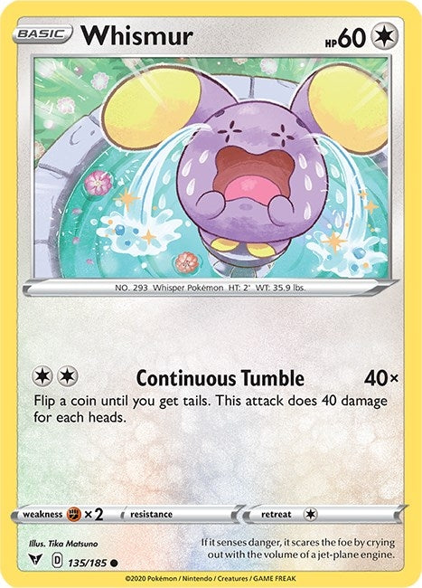 Image for Whismur (135/185) [SWSH04: Vivid Voltage] - Pokemon