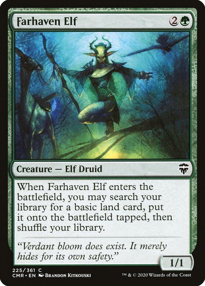 Image for Farhaven Elf (225) [Commander Legends] - Magic: The Gathering