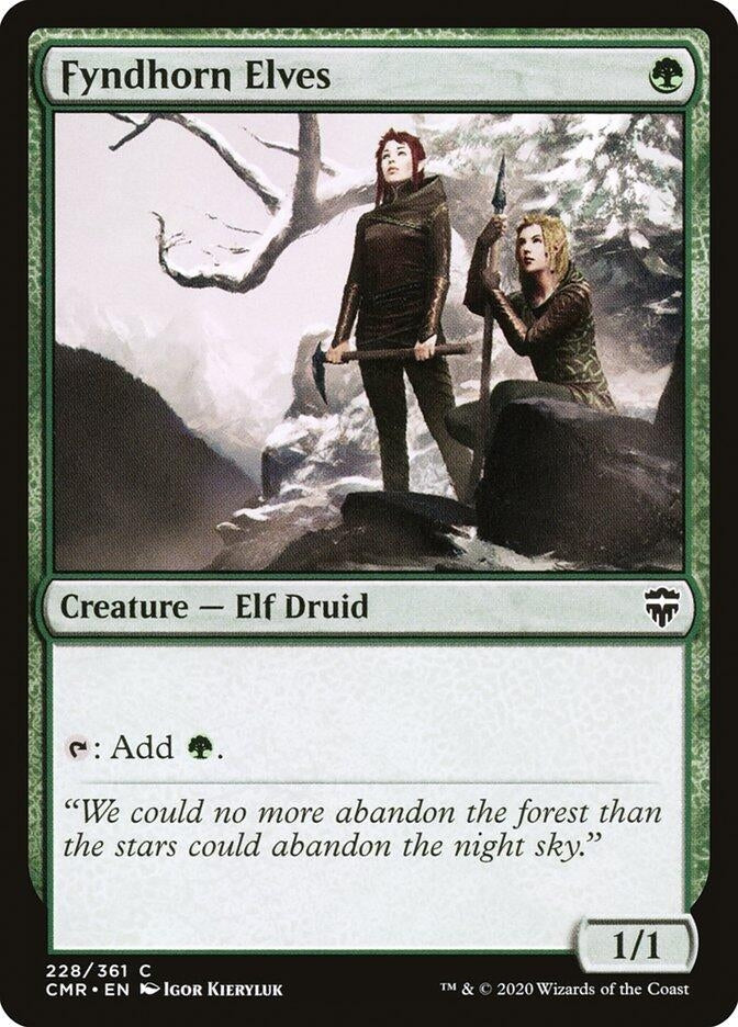 Image for Fyndhorn Elves (228) [Commander Legends] - Magic: The Gathering