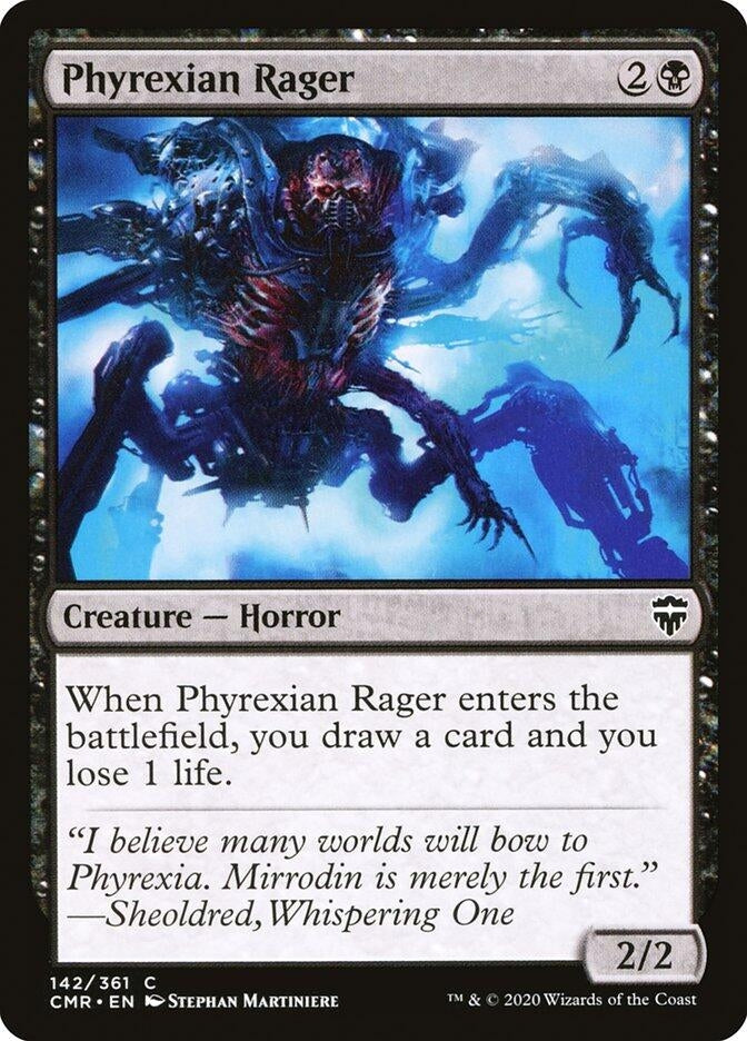 Image for Phyrexian Rager (142) [Commander Legends] - Magic: The Gathering