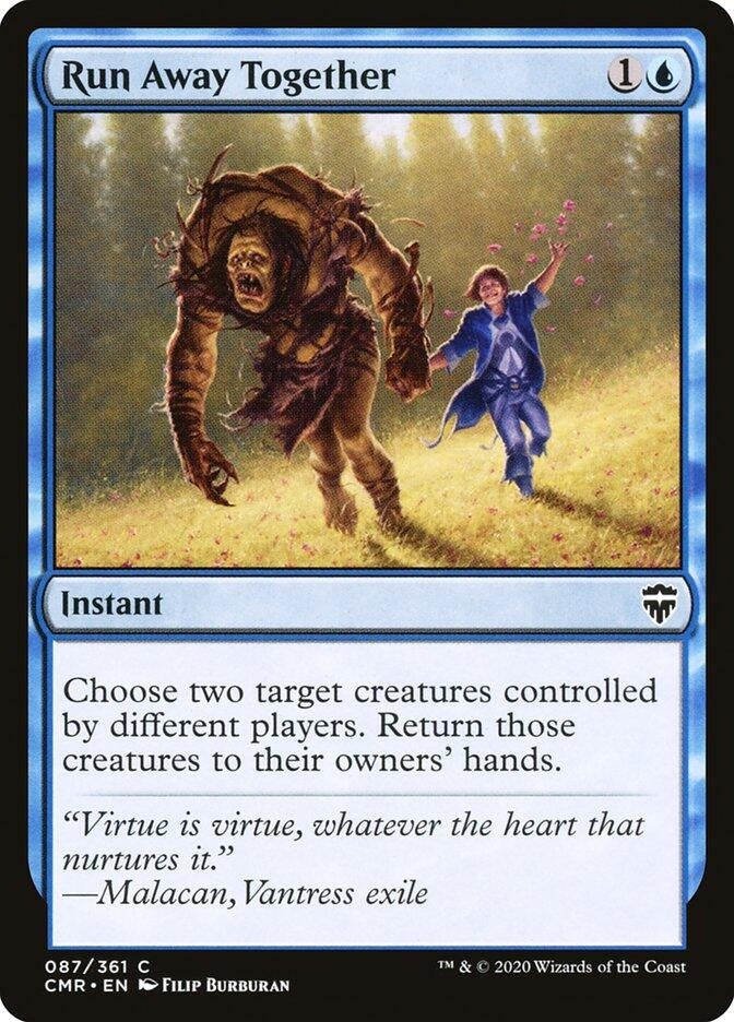 Image for Run Away Together (87) [Commander Legends] - Magic: The Gathering