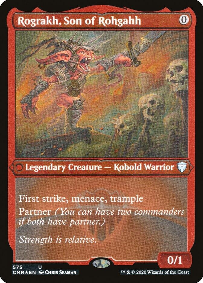 Image for Rograkh, Son of Rohgahh (Foil Etched) (575) [Commander Legends] - Magic: The Gathering