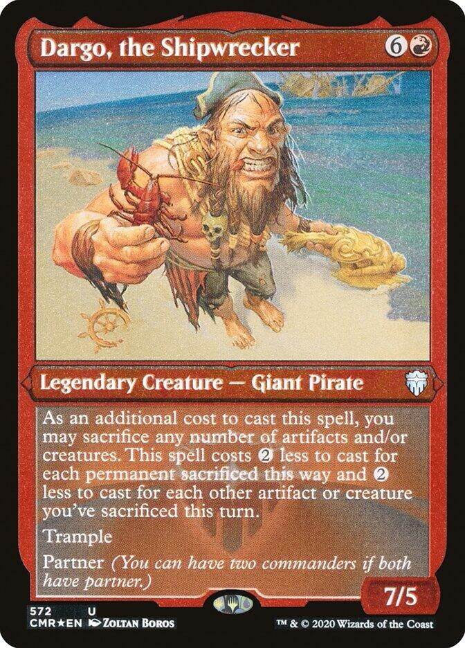 Image for Dargo, the Shipwrecker (Foil Etched) (572) [Commander Legends] - Magic: The Gathering