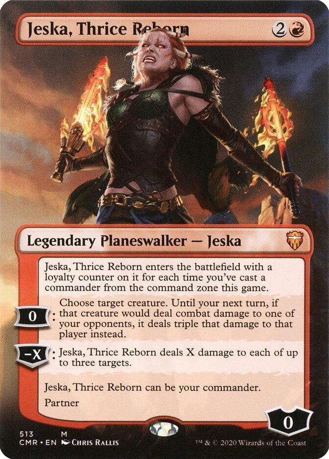 Jeska, Thrice Reborn (Borderless) (513) [Commander Legends]