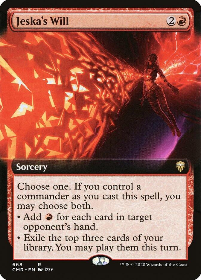 Image for Jeska's Will (Extended Art) (668) [Commander Legends] - Magic: The Gathering