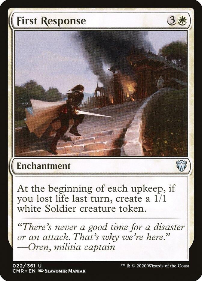 Image for First Response (22) [Commander Legends] - Magic: The Gathering