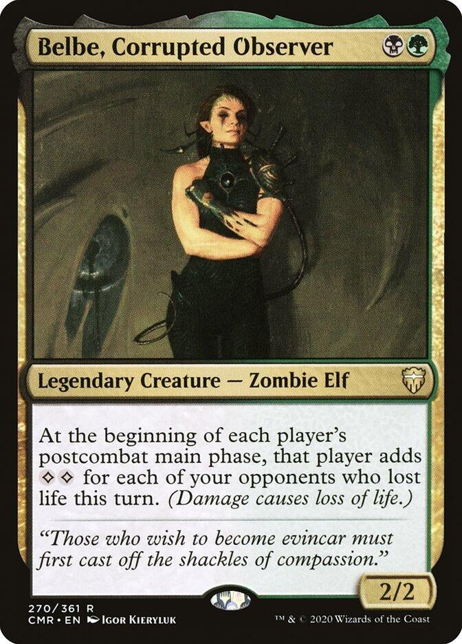 Image for Belbe, Corrupted Observer (270) [Commander Legends] - Magic: The Gathering