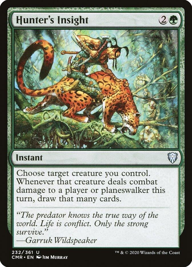 Image for Hunter's Insight (232) [Commander Legends] - Magic: The Gathering