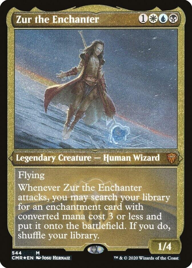 Image for Zur the Enchanter (Foil Etched) (544) [Commander Legends] - Magic: The Gathering