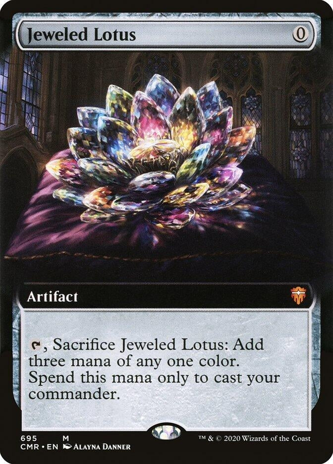 Image for Jeweled Lotus (Extended Art) (695) [Commander Legends] - Magic: The Gathering