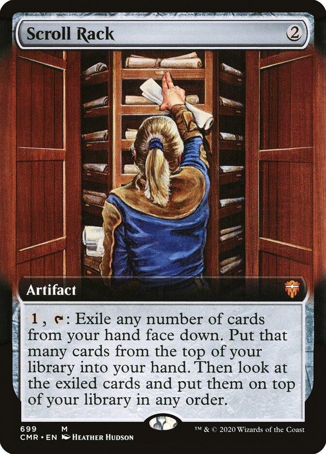 Image for Scroll Rack (Extended Art) (699) [Commander Legends] - Magic: The Gathering
