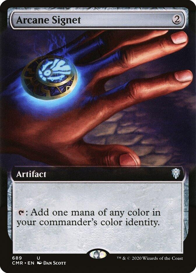 Image for Arcane Signet (Extended Art) (689) [Commander Legends] - Magic: The Gathering