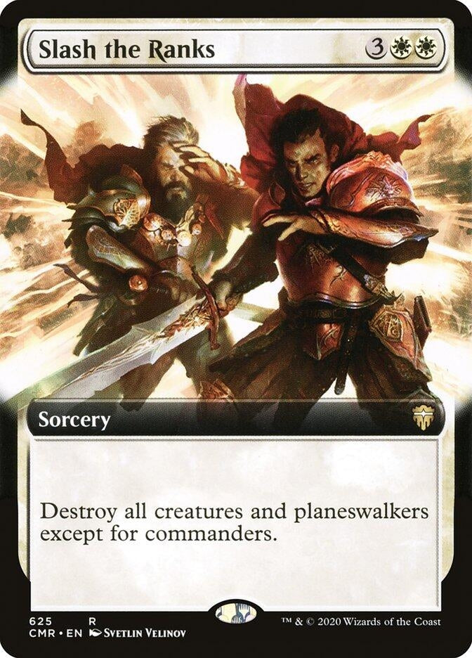 Image for Slash the Ranks (Extended Art) (625) [Commander Legends] - Magic: The Gathering