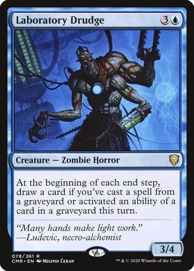 Image for Laboratory Drudge (78) [Commander Legends] - Magic: The Gathering