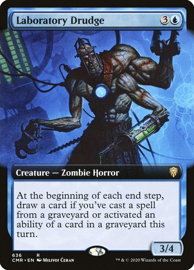 Image for Laboratory Drudge (Extended Art) (636) [Commander Legends] - Magic: The Gathering