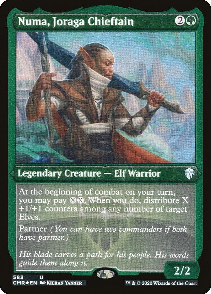 Image for Numa, Joraga Chieftain (Foil Etched) (583) [Commander Legends] - Magic: The Gathering