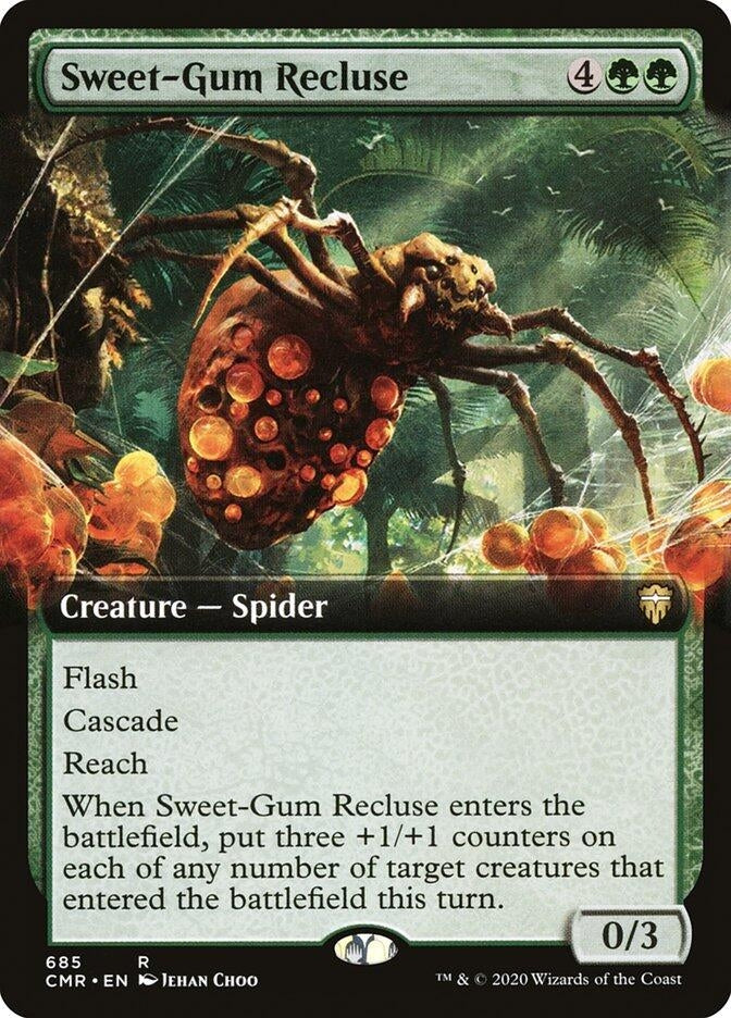 Image for Sweet-Gum Recluse (Extended Art) (685) [Commander Legends] - Magic: The Gathering