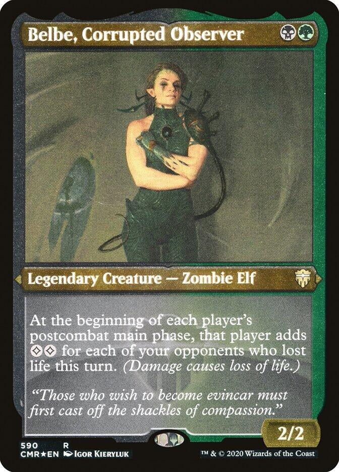 Image for Belbe, Corrupted Observer (Foil Etched) (590) [Commander Legends] - Magic: The Gathering