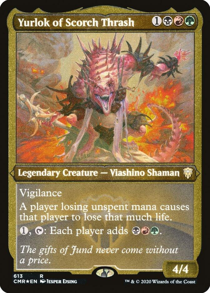 Image for Yurlok of Scorch Thrash (Foil Etched) (613) [Commander Legends] - Magic: The Gathering