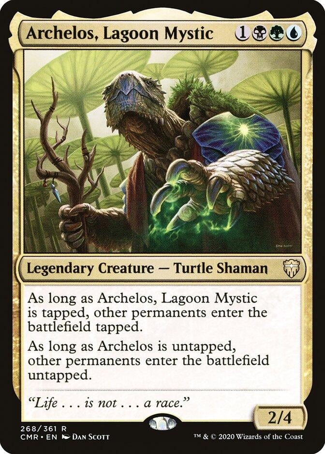 Image for Archelos, Lagoon Mystic (268) [Commander Legends] - Magic: The Gathering
