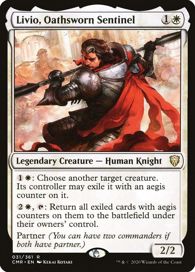 Image for Livio, Oathsworn Sentinel (31) [Commander Legends] - Magic: The Gathering