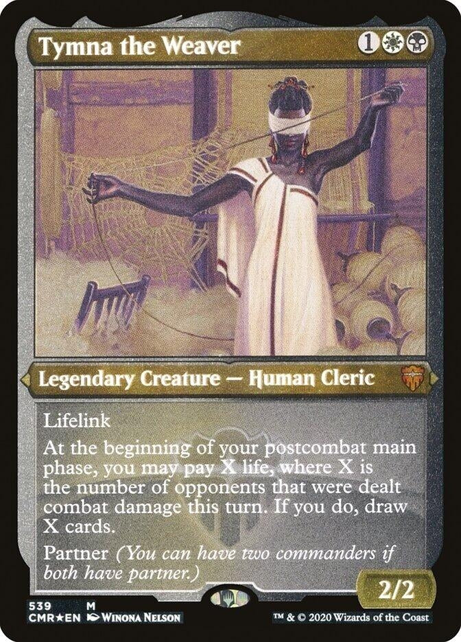 Image for Tymna the Weaver (Foil Etched) (539) [Commander Legends] - Magic: The Gathering