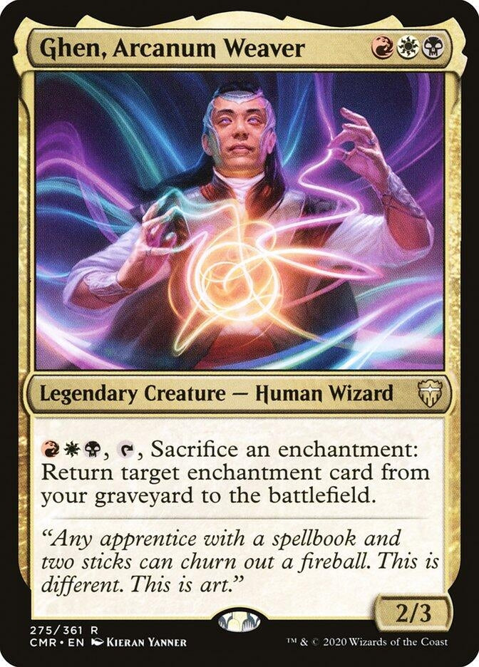 Image for Ghen, Arcanum Weaver (275) [Commander Legends] - Magic: The Gathering