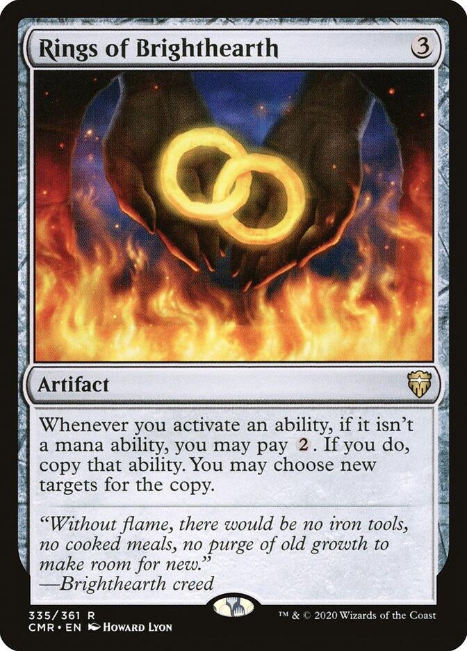 Image for Rings of Brighthearth (335) [Commander Legends] - Magic: The Gathering