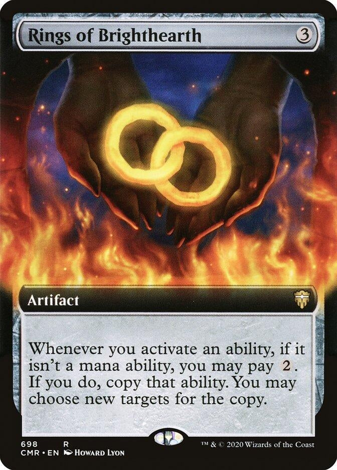 Image for Rings of Brighthearth (Extended Art) (698) [Commander Legends] - Magic: The Gathering