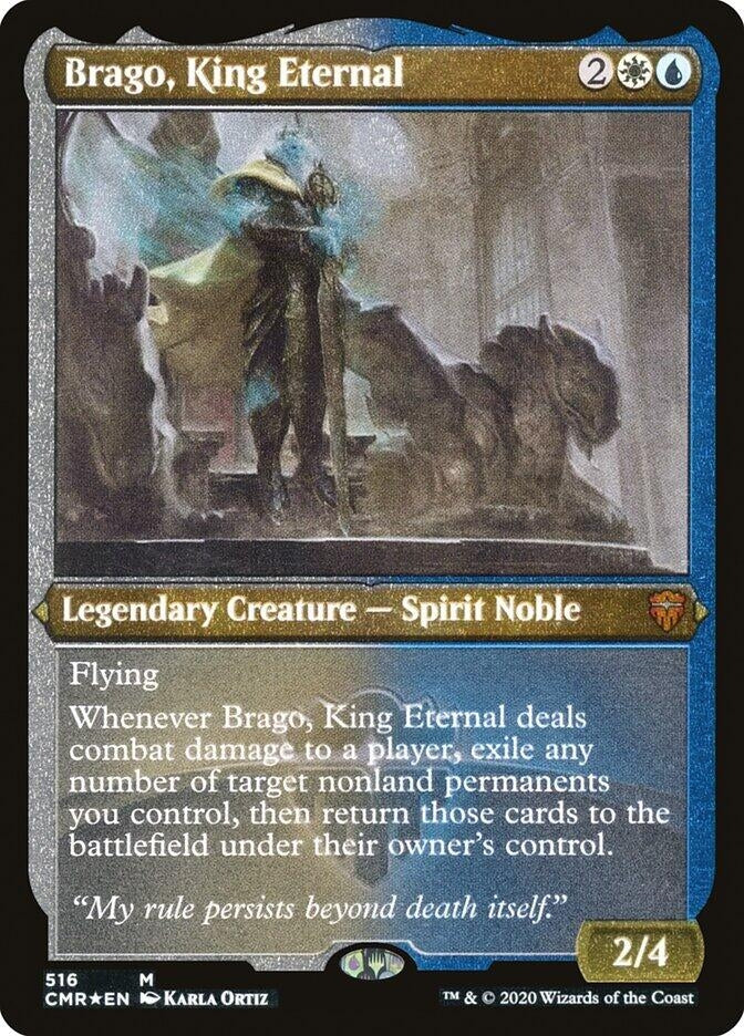 Image for Brago, King Eternal (Foil Etched) (516) [Commander Legends] - Magic: The Gathering