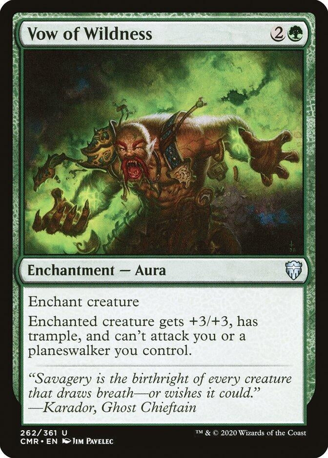 Image for Vow of Wildness (262) [Commander Legends] - Magic: The Gathering