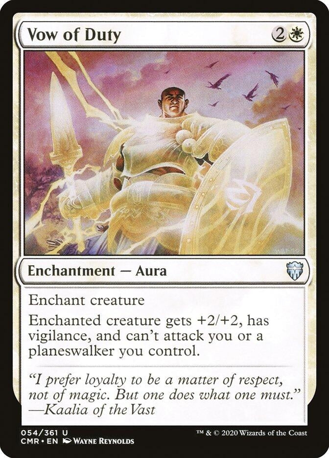 Image for Vow of Duty (54) [Commander Legends] - Magic: The Gathering