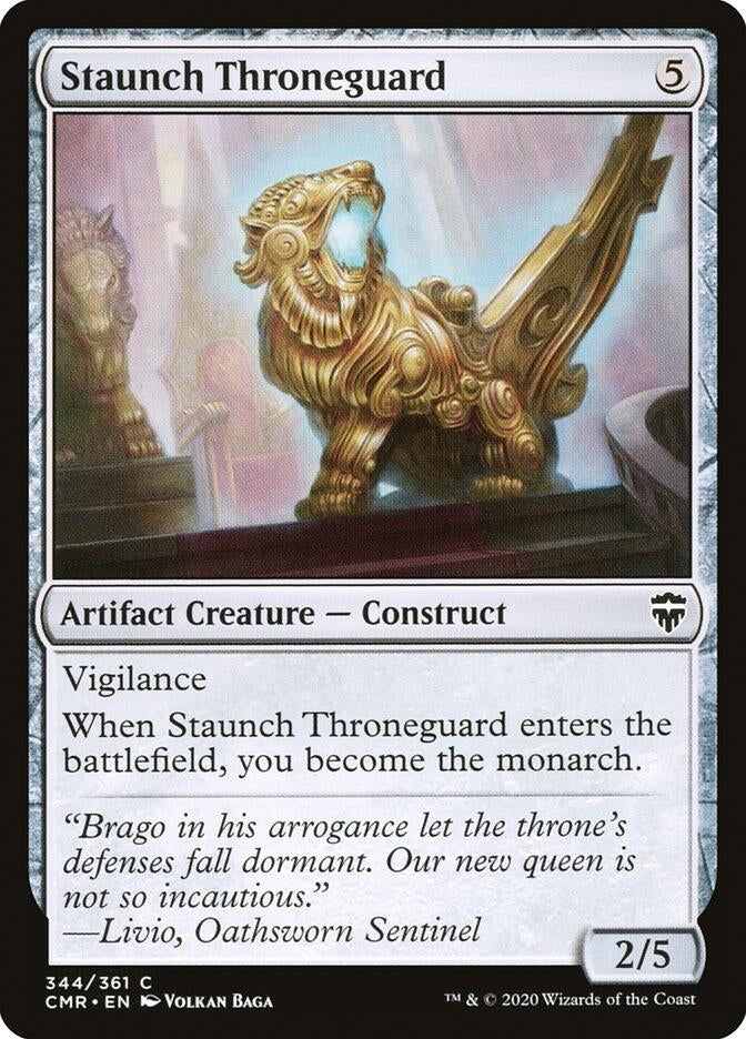 Image for Staunch Throneguard (344) [Commander Legends] - Magic: The Gathering