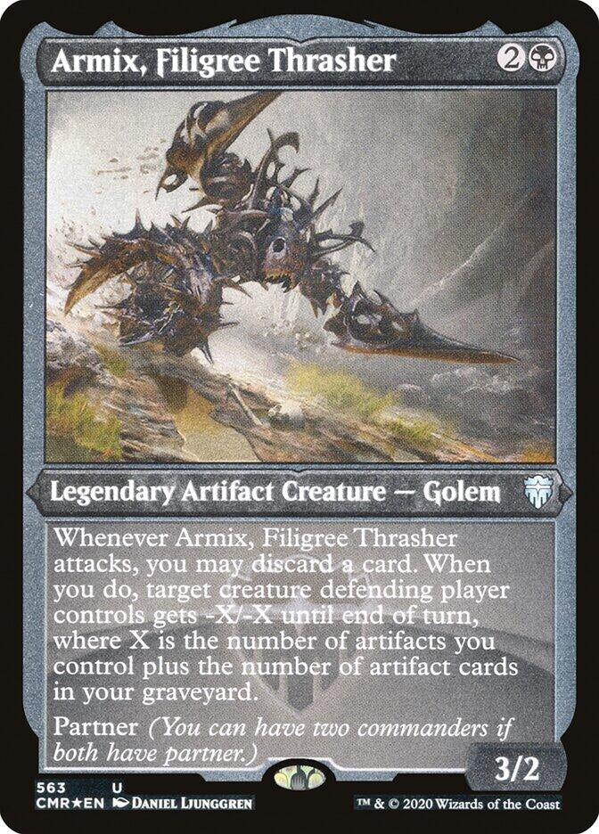 Image for Armix, Filigree Thrasher (Foil Etched) (563) [Commander Legends] - Magic: The Gathering