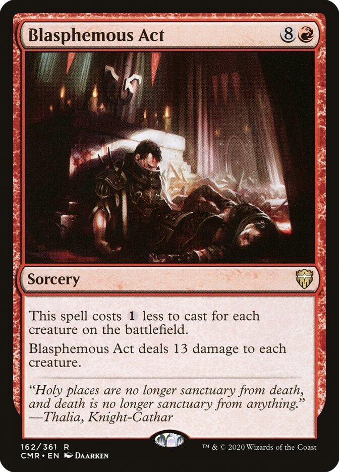 Image for Blasphemous Act (162) [Commander Legends] - Magic: The Gathering