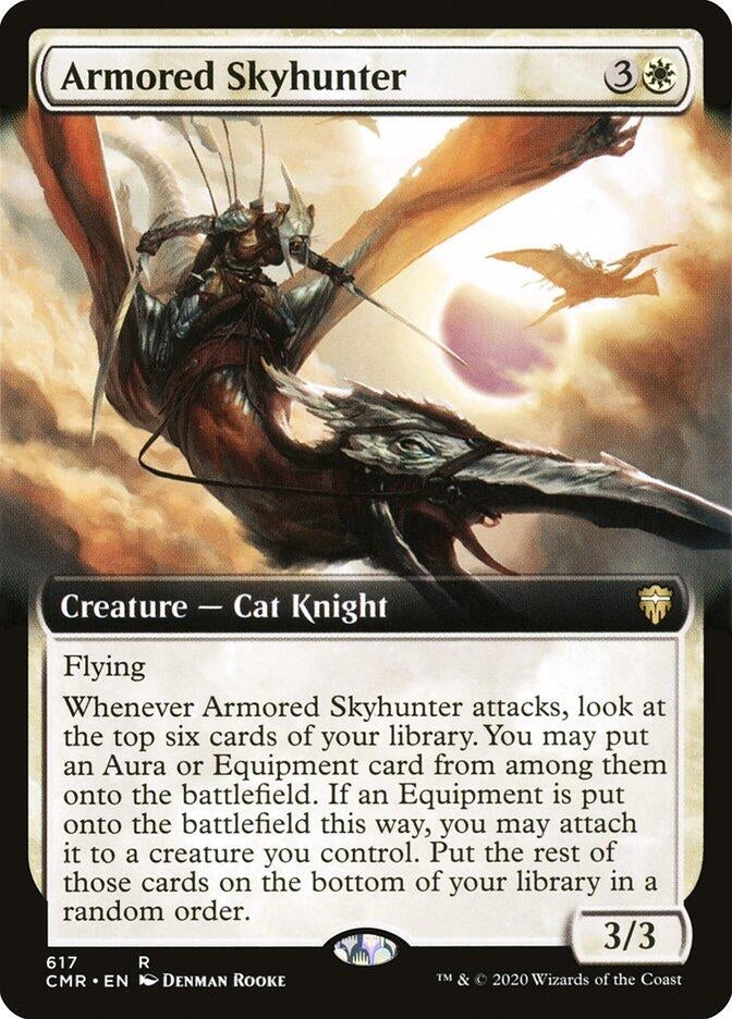 Image for Armored Skyhunter (Extended Art) (617) [Commander Legends] - Magic: The Gathering